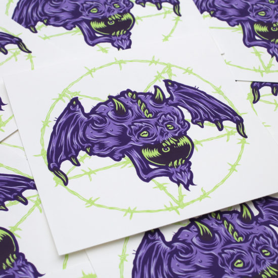 BatSkull - Screenprints