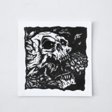 Flowery Words - Letterpress Print